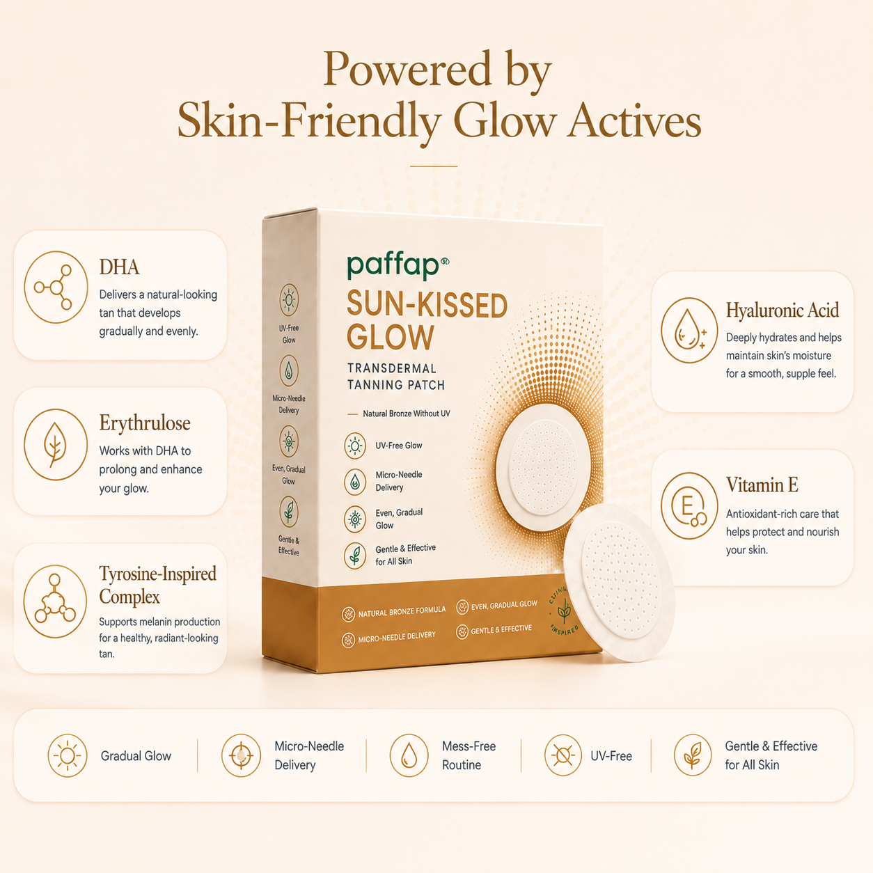 🤎Sunless Transdermal Tanning Patch
