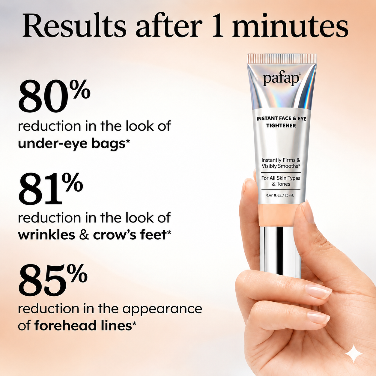 ✨paffap Instant Face Temporary Tightener – Instant visible results in 60 seconds