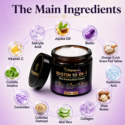 ✨Hopearve® Biotin 10-in-1 Skin Cream🍀