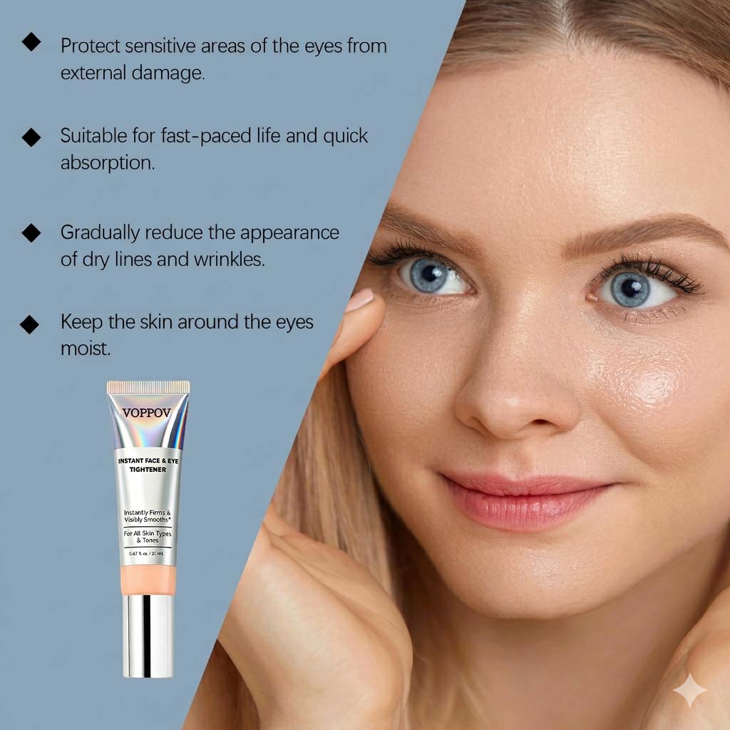 Voppov Instant Face Temporary Tightener – Instant visible results in 60 seconds