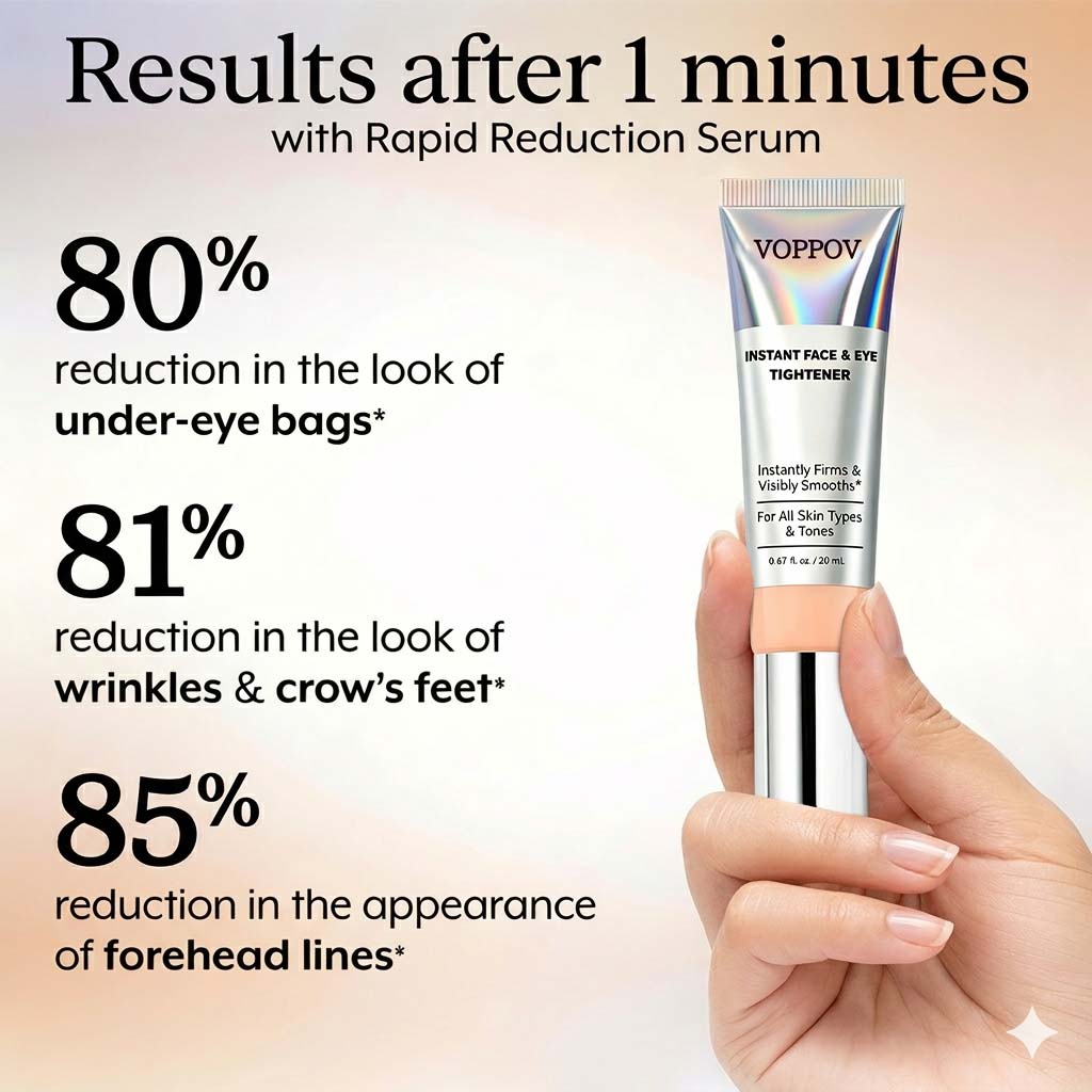 Voppov Instant Face Temporary Tightener – Instant visible results in 60 seconds