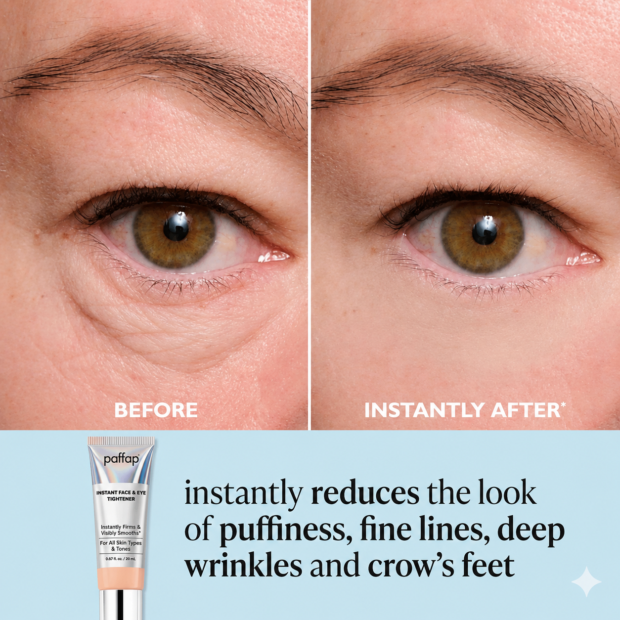 ✨paffap Instant Face Temporary Tightener – Instant visible results in 60 seconds